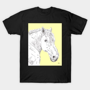 Horse light yellow T-Shirt